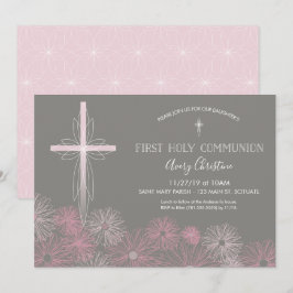 Erste Einladung der Heiligen Kommune mit Kreuz, Bl