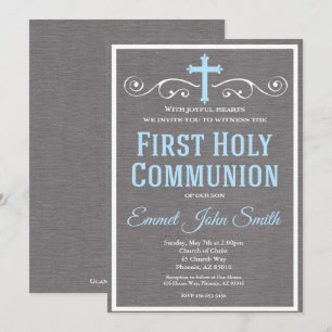 Erste Einladung der Heiligen Kommunion, Erste Komm