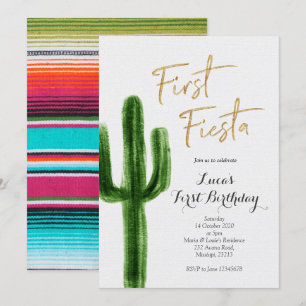 Erste Einladung von Fiesta Cactus zum Geburtstag