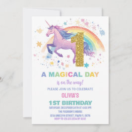 Erste Einladung von Unicorn zum Geburtstag