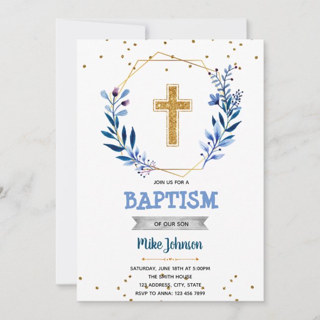 erste Einladung zur heiligen Gemeinschaft (Vorderseite)