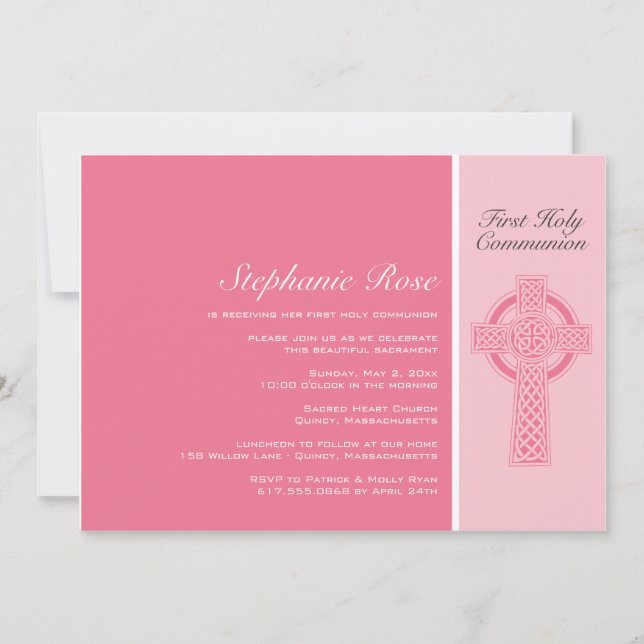 Erste Einladung zur Heiligen Kommune (Vorderseite)