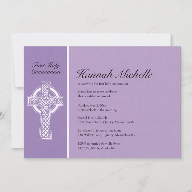 Erste Einladung zur Heiligen Kommune (Vorderseite)