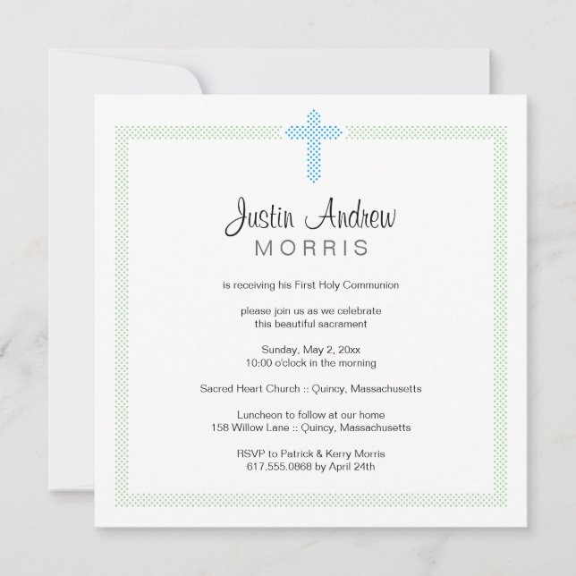 Erste Einladung zur Heiligen Kommune (Vorderseite)