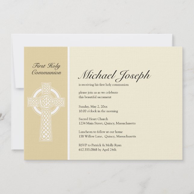 Erste Einladung zur Heiligen Kommune (Vorderseite)