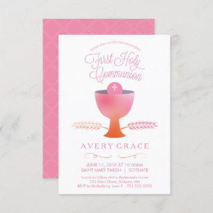 Erste Einladung zur Heiligen Kommunion - Einladung