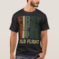 Erste Einzelflug Pilot Flugzeug Flugzeug Retro 2