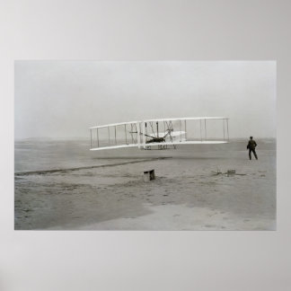 Erste erfolgreiche Reise des Wright Flyer Poster