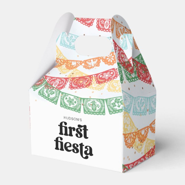 Erste Fiesta Favor Boxes Geschenkschachtel (Vorderseite)