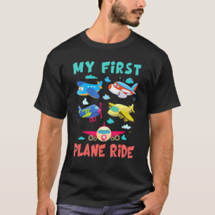 Erste Flug meines ersten Flugzeugs Jungs Gir T-Shirt