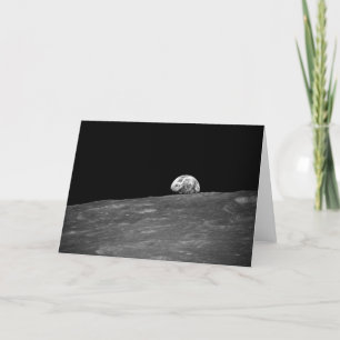 Erste Fotografie eines Erdbebens von Apollo 8 Karte