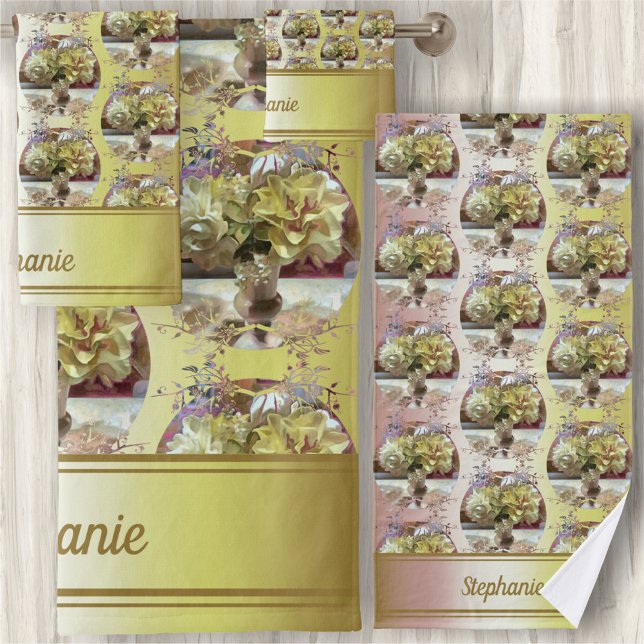 Erste Frühjahrsblumen PCM1 Badhandtuch Set (Von Creator hochgeladen)