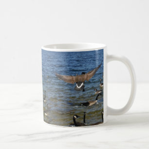 Erste Gänse zum Fliegen, Gänse am Arrowhad-See Tasse