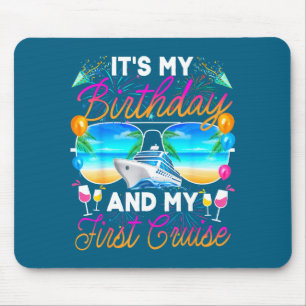 Erste Geburtstags-Kreuzfahrt Geburtstagsfeier Mousepad