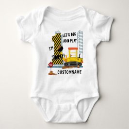 Erste Geburtstagsbauweise Tauchen und spielen Baby Strampler