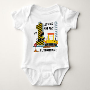 Erste Geburtstagsbauweise Tauchen und spielen Baby Strampler