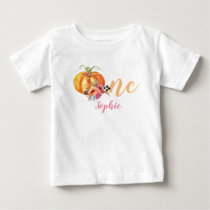 Erste Geburtstagsfeier Blume Pumpkin Shirt