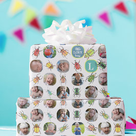 Erste Geburtstagslovebugs Foto Wrapping Paper Geschenkpapier