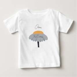 Erste Geburtstagspartei Chamomile Blume Niedlich P Baby T-shirt