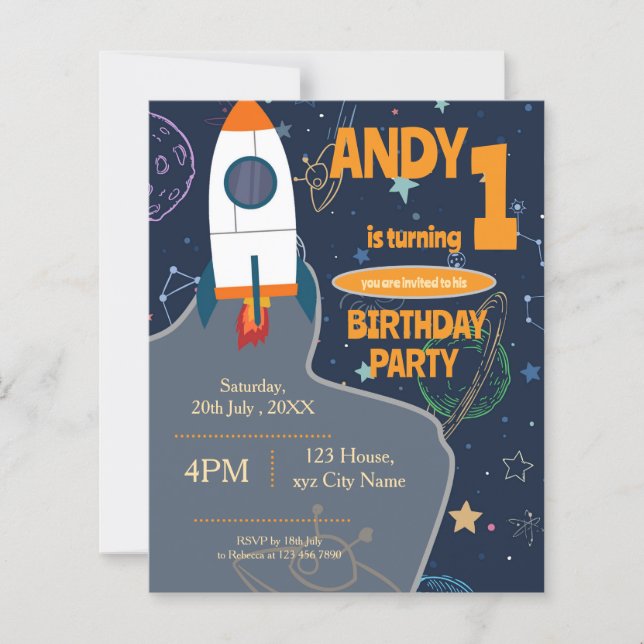 Erste Geburtstagspartei des Geschlechts: Neutraler (Vorderseite)