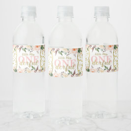 Erste Geburtstagsparty Wasserzeichen, Boho Wasserflaschenetikett