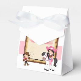 Erste Geburtstagsparty Wild West Cowgirls Gefallen Geschenkschachtel