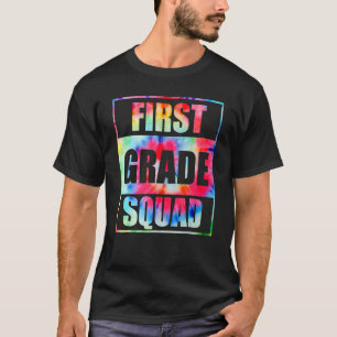 Erste Gefärbte Krawatte des Squad in der 1. Klasse T-Shirt