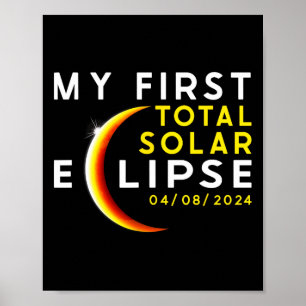 Erste Gesamtsolarauskältung 8. April Kinder E Poster