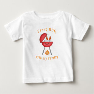 Erste GRILLEN Kindergenuss Sommerurlaub Baby T-shirt