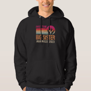 Erste große Schwester wieder 2023 Vintag Hoodie