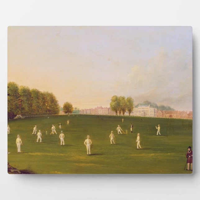 Erste Große Übereinstimmung von Cricket-Mitglieder Fotoplatte (Vorderseite)