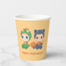 Erste Halloween Babys Black Cat Dragon Costume Pappbecher