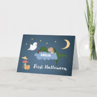 Erste Halloween Girl Sleeping auf Cloud Personaliz