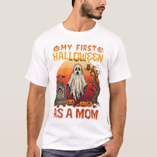 Erste Halloween-Mutter-Geist-Grabstein-Kürbis_1 T-Shirt