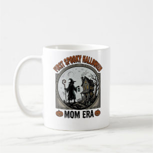 Erste Halloween-Mutter Vintage-Gravur Verhexte Hex Kaffeetasse