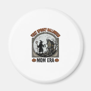 Erste Halloween-Mutter Vintage-Gravur Verhexte Hex Magnet