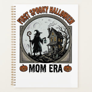 Erste Halloween-Mutter Vintage-Gravur Verzauberte Planer