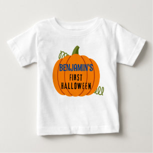 Erste Halloween-T - Shirt, Personalisierung Name B Baby T-shirt