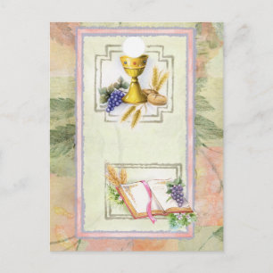 Erste Heilige Kommune, Bestätigung Postkarte