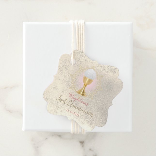 Erste Heilige Kommune Geschenkanhänger (Beispiel)