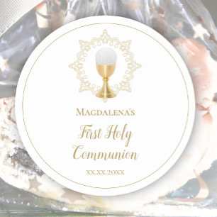 Erste Heilige Kommune Runder Aufkleber