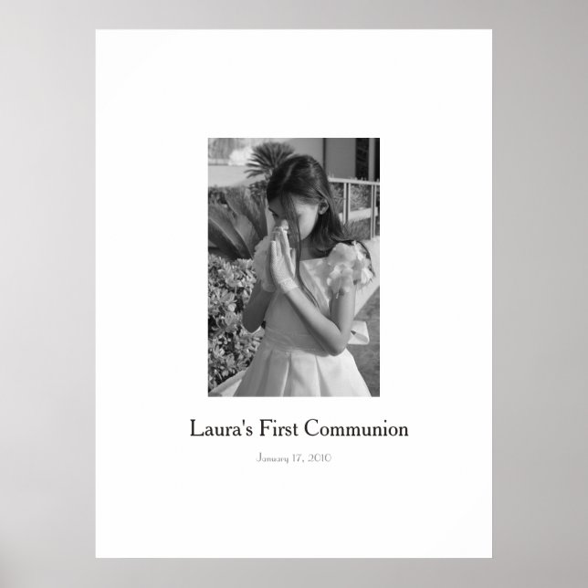 Erste Heilige Kommune Unterschrift in Party Board Poster (Vorne)