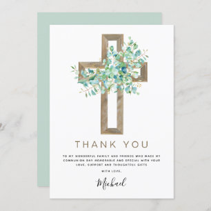 Erste heilige Kommune Vielen Dank Sage Eukalyptus Einladung