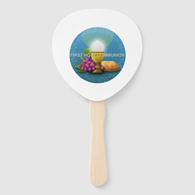 Erste Heilige Kommunion - 1 Fächer (Vorderseite)