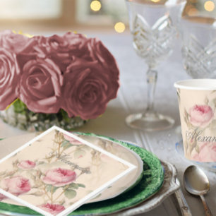 Erste heilige Kommunion - benutzerdefinierte Silbe Serviette