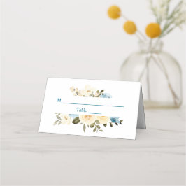 Erste Heilige Kommunion Elfenbeinblume Grüne Platzkarte