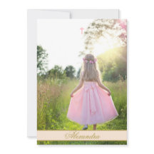 Erste heilige Kommunion - Foto - Goldfarbe