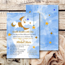 Erste Heilige Kommunion Foto Twinkle Little Star