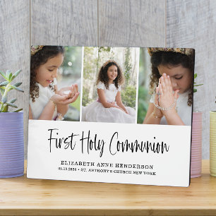 Erste Heilige Kommunion FotoCollage Fotoplatte