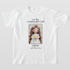Erste heilige Kommunion - Girls Image Option 1 T-Shirt